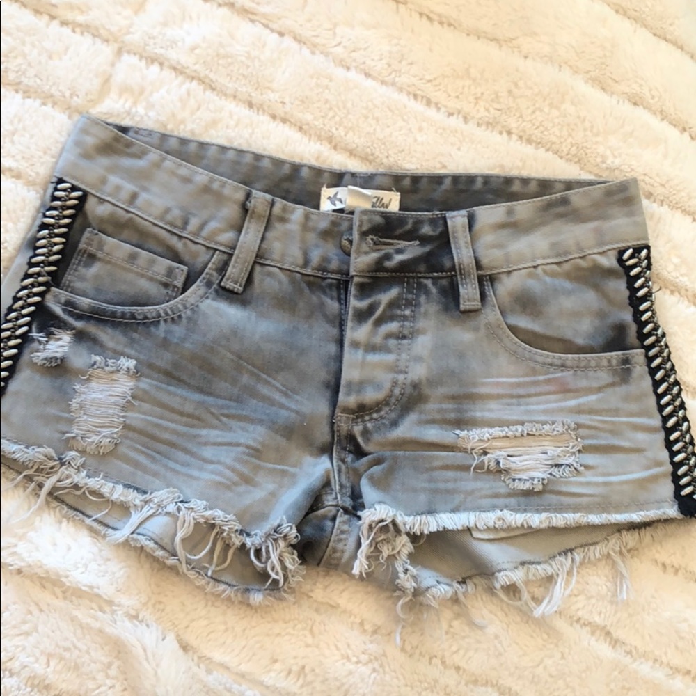 Denim shorts